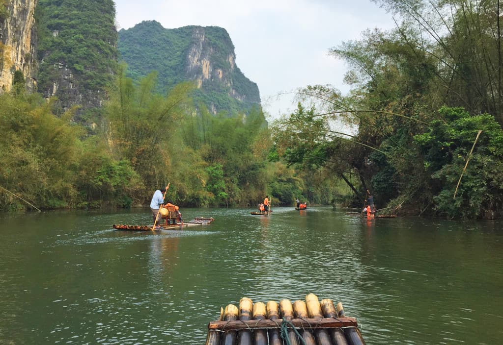 Bamboo Rafting Yangshuo