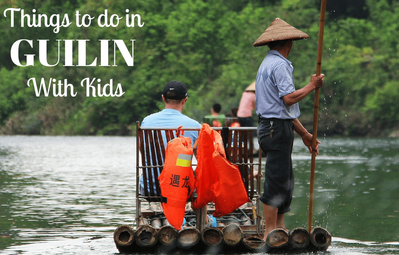 Guilin with kids