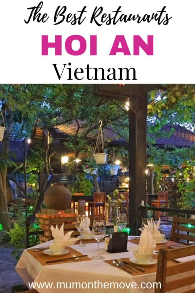 Best restaurants in Hoi An Vietnam