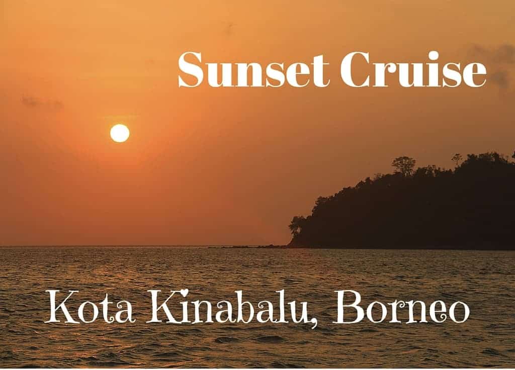 Sunset cruise Kota Kinabalu Borneo