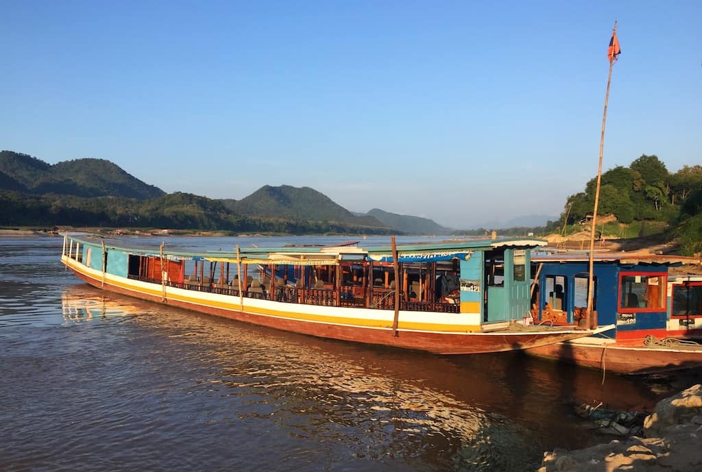 Mekong boat ride Luang Prabang