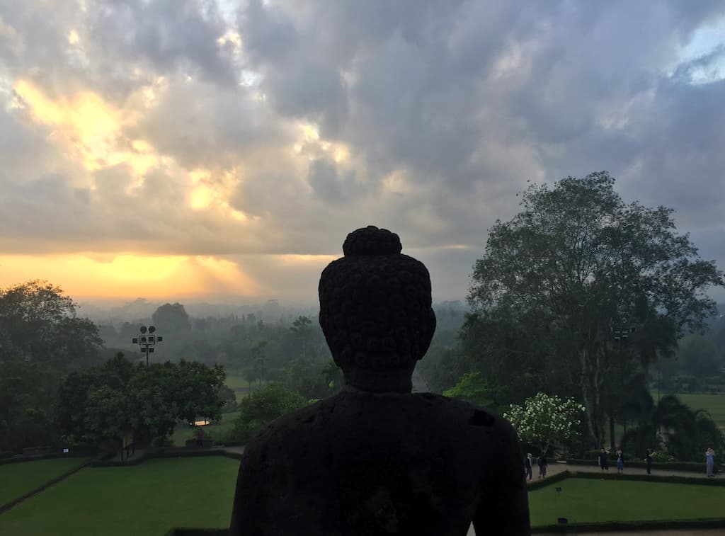 Sunrise at Borobudur