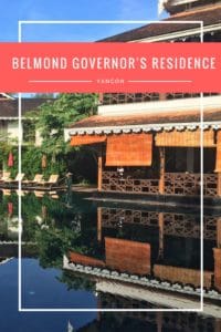 Belmond Governor's Residence Yangon