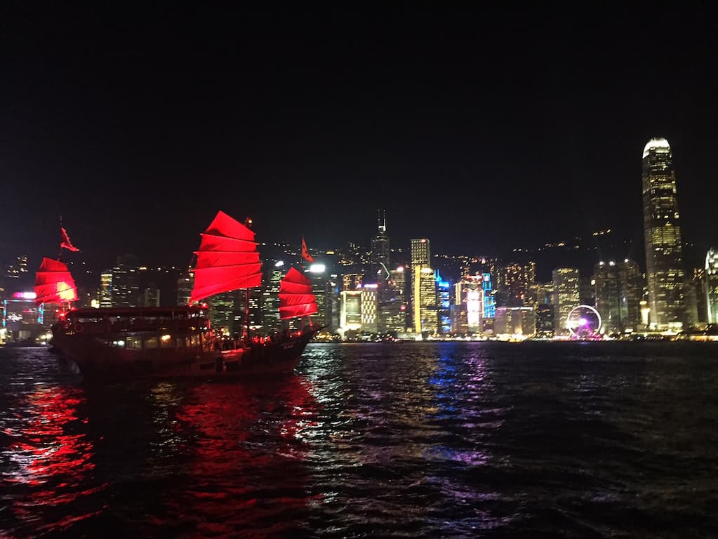 Hong Kong harbour cruise