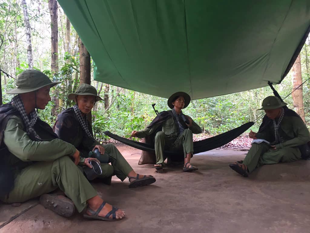 Cu Chi Tunnels soldiers