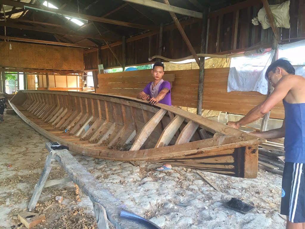 Inle Lake boat makers