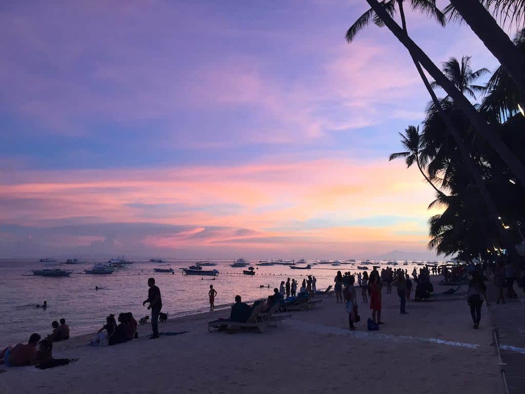 Amorita Resort Bohol sunset