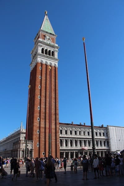 St Marks Clock Tower Venice with kids