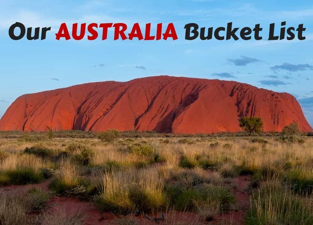 Australia Bucket List