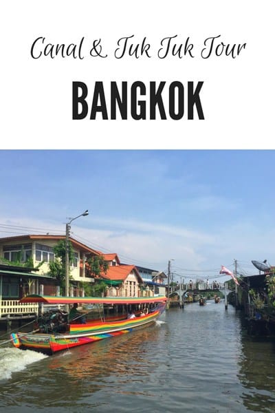 Canal Tour Bangkok