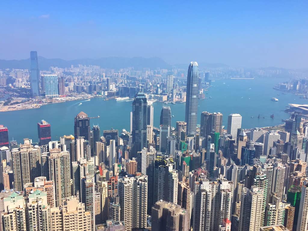 Hong Kong peak view