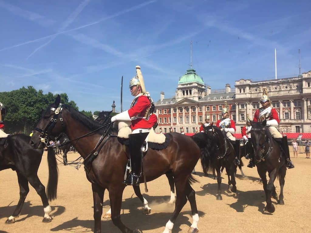 Horse Guards Parade changing guard