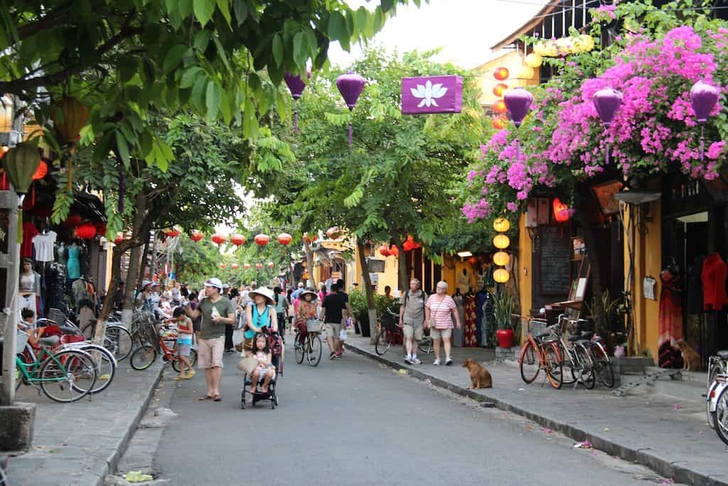 Street in Hoi An Vietnam