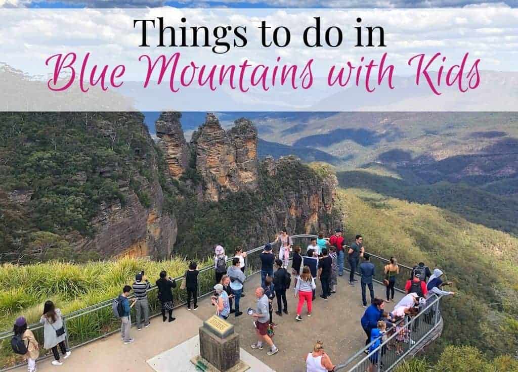 Blue mountains with kids feature image
