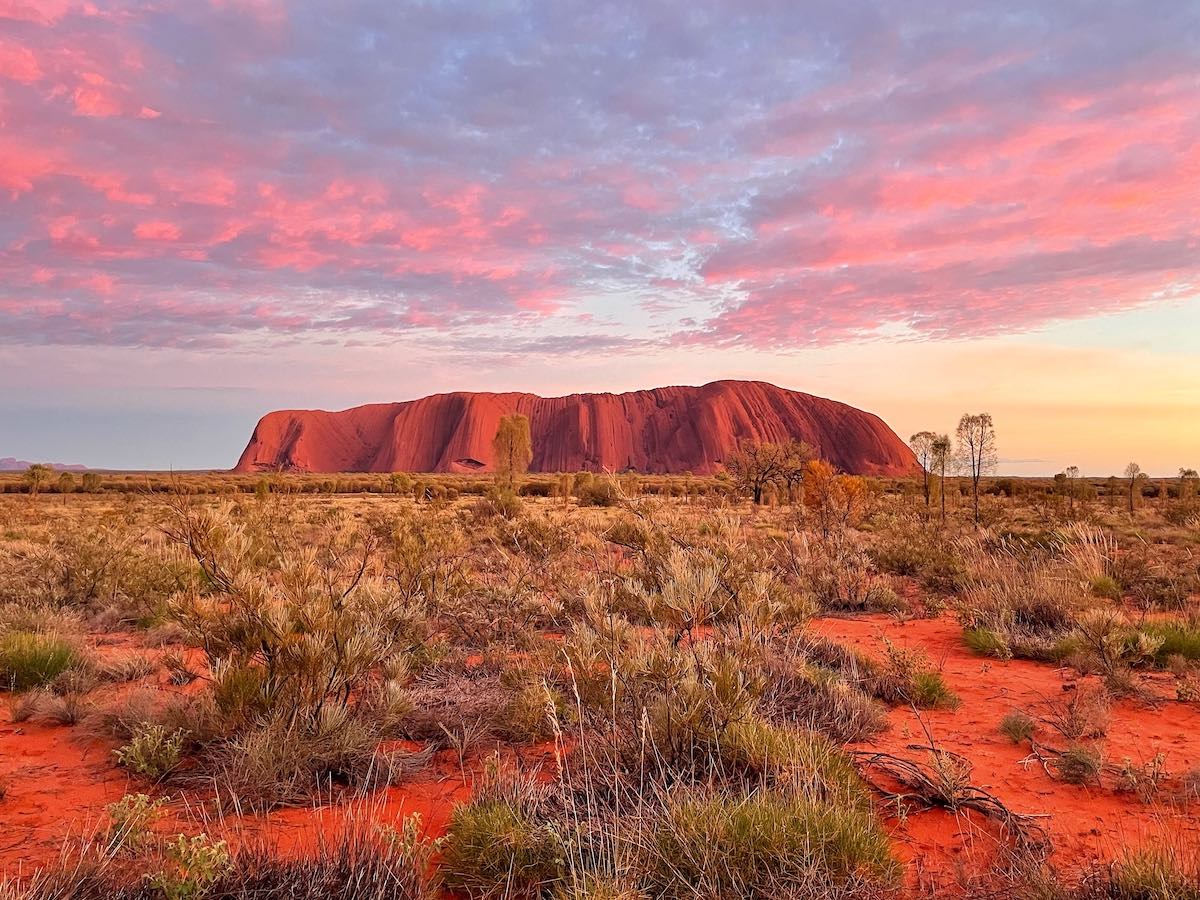 Uluru at sunrise