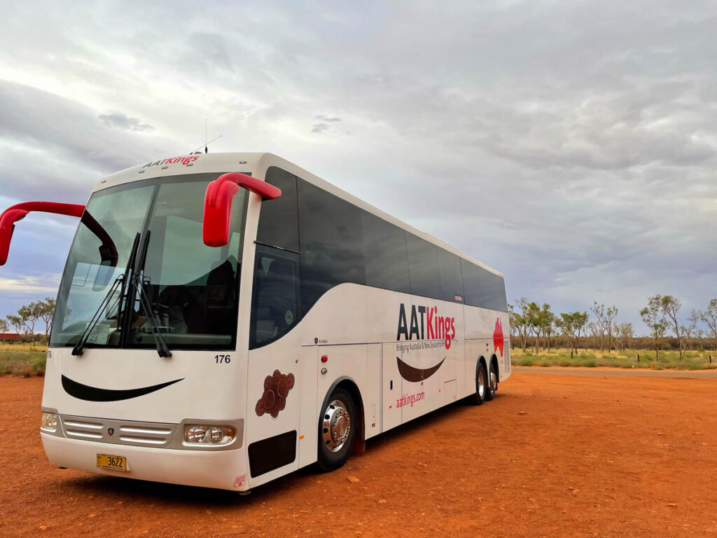AAT Kings tour bus Uluru