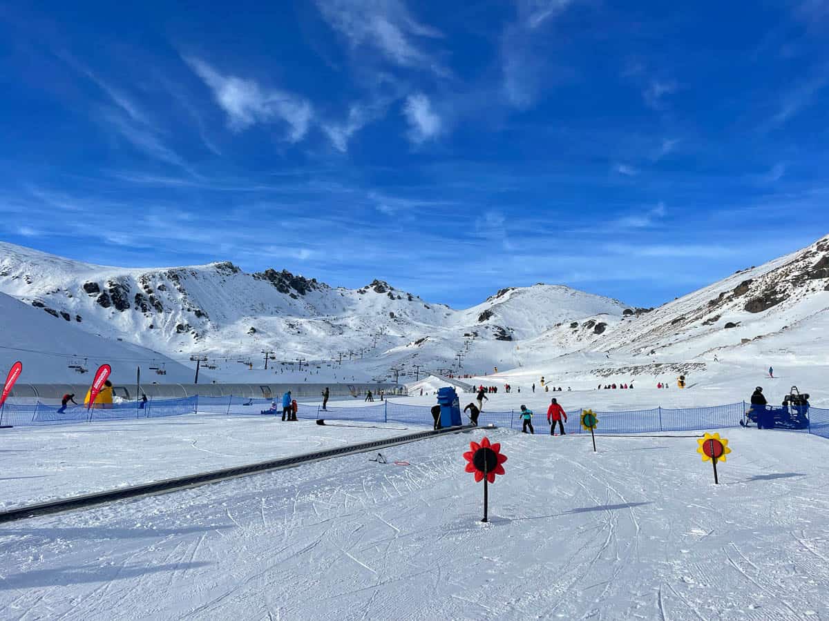 Ski slopes at the Remarkables Queenstown.