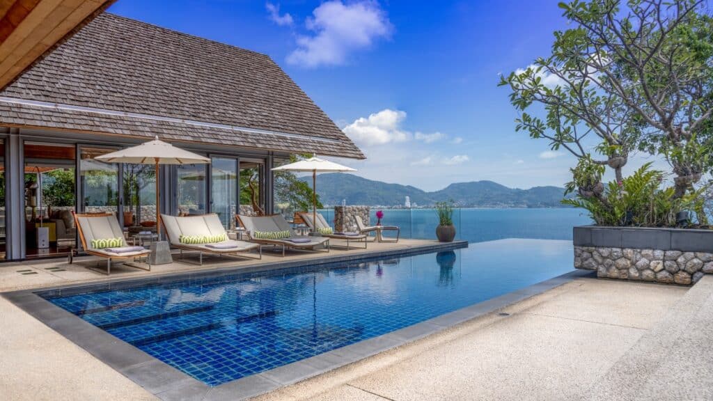 Villa Hale Maria Phuket swimming pool.