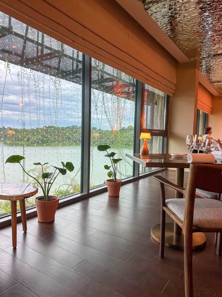 Restaurant at Mandai Rainforest Resort.