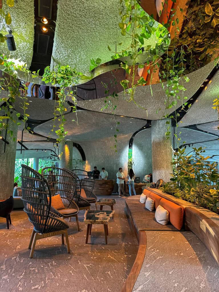 Mandai Rainforest Resort lobby.