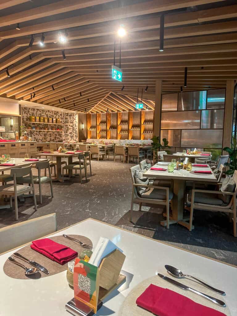Restaurant at Mandai Rainforest Resort.