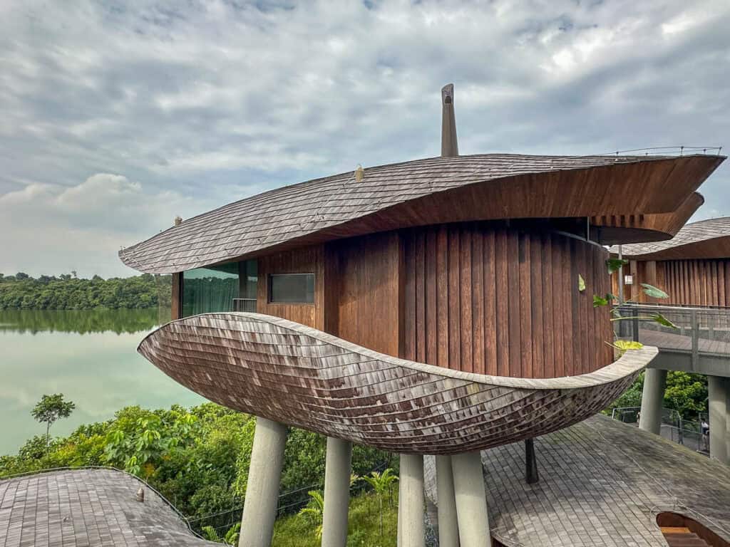 Treehouse suite at Mandai Rainforest Resort.
