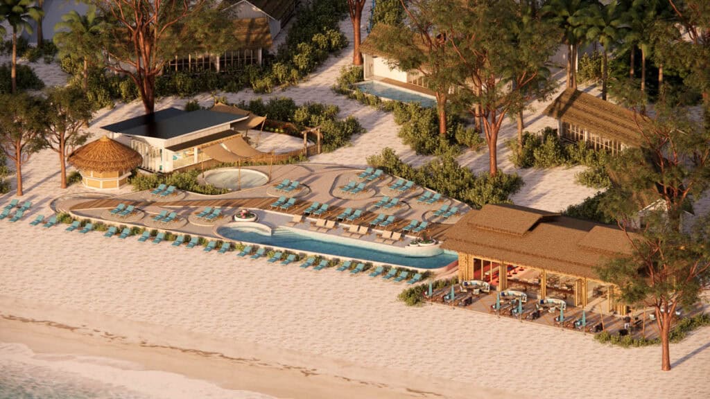 Outrigger Phi Phi islands resort.