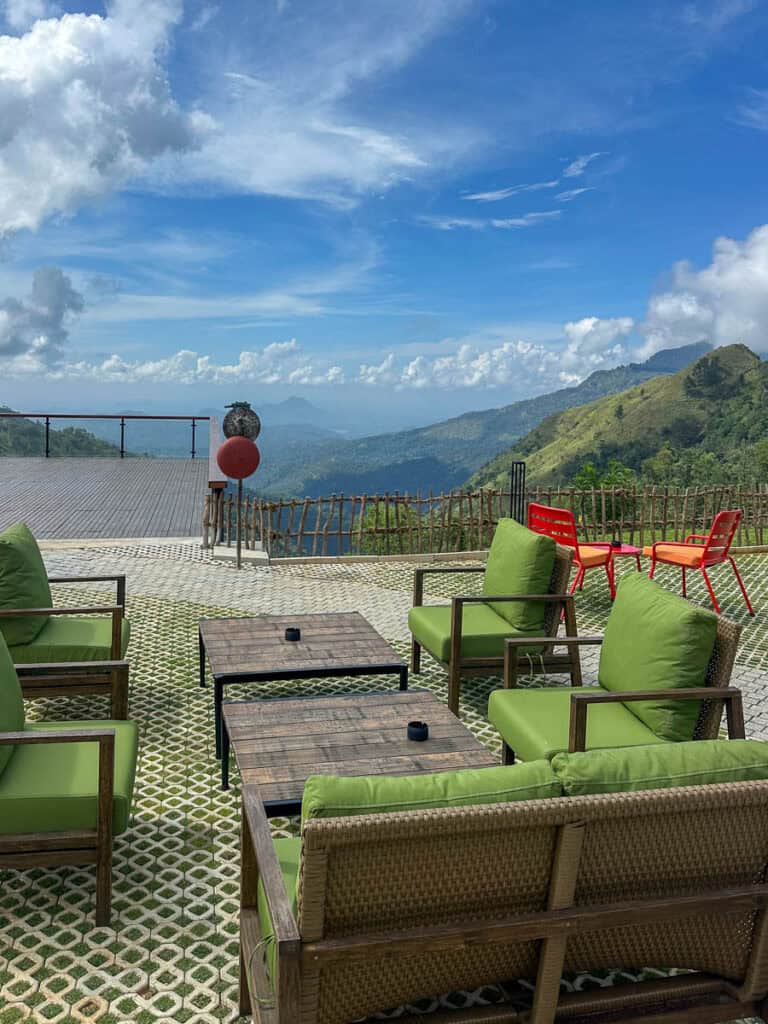 View from the Newburgh Ella Hotel in Ella, Sri Lanka.